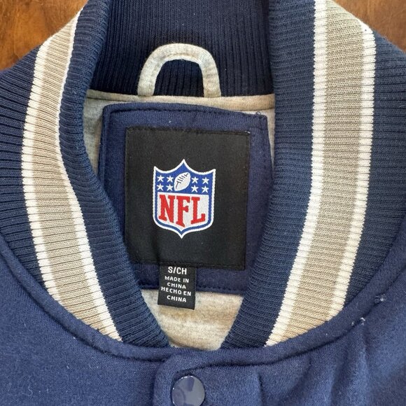 NFL Dallas Cowboys 5X Super Bowl Champions Varsity Jacket Size Small - Picture 8 of 16